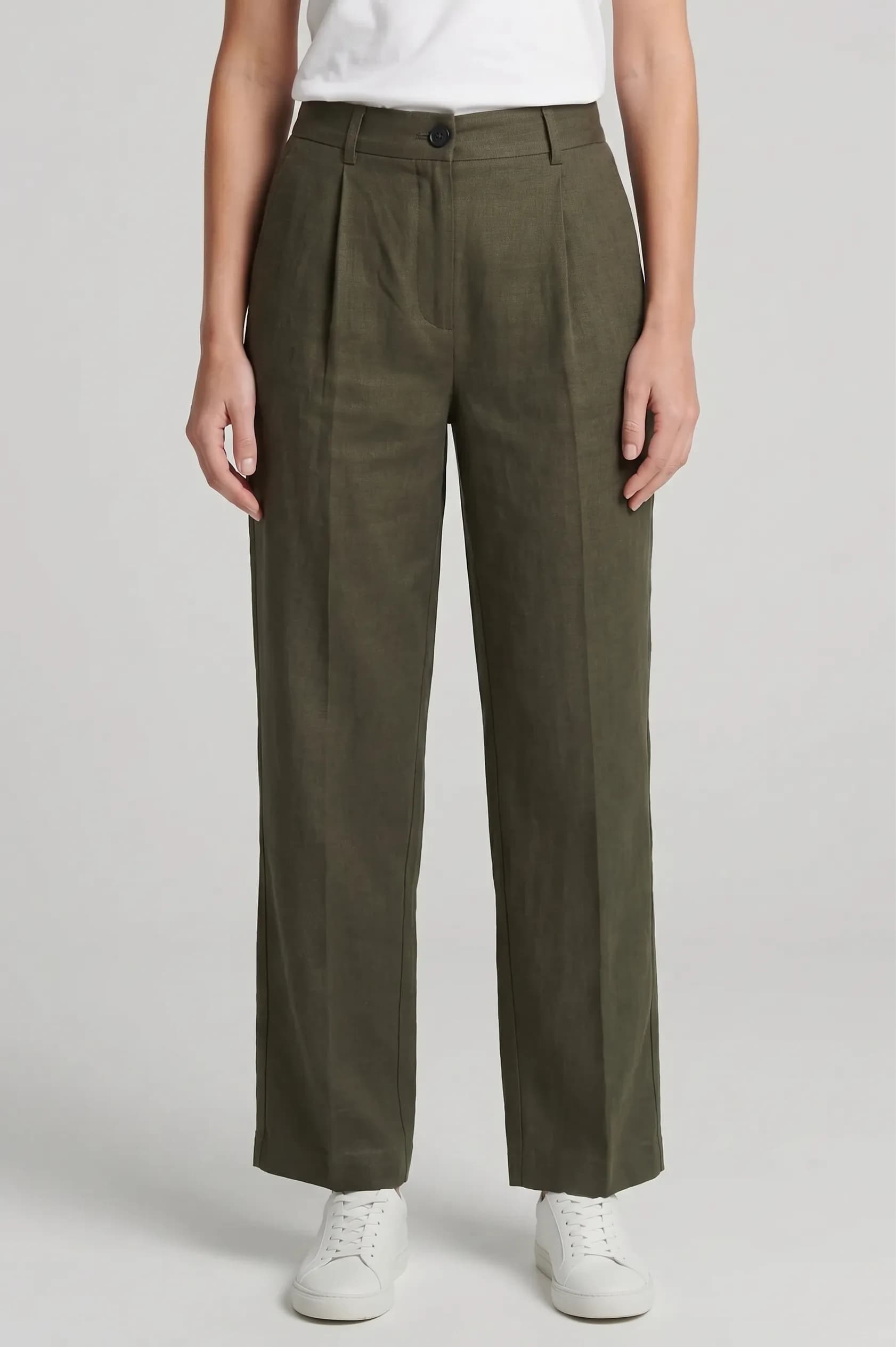 Effortless Linen Drawstring Trousers