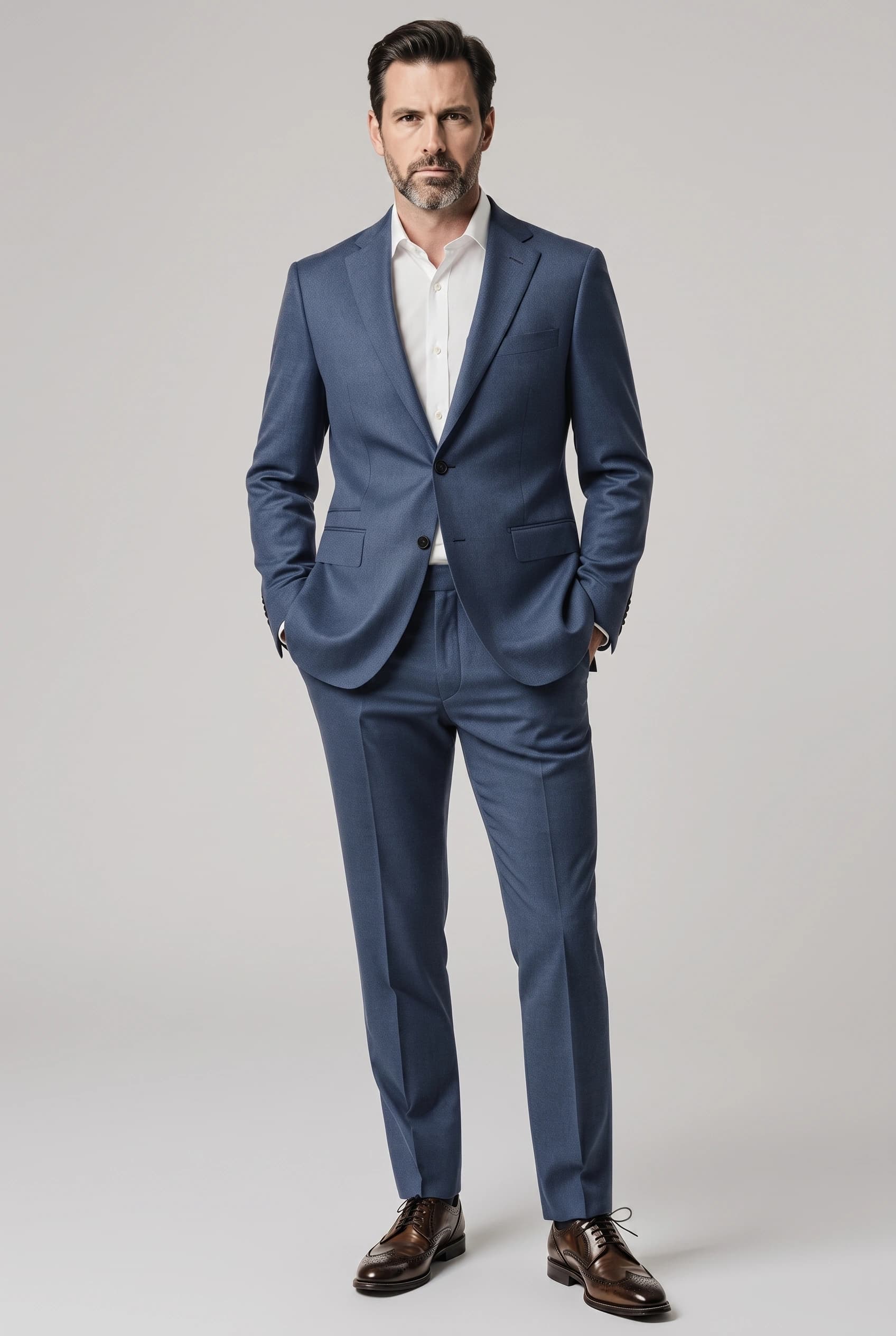Blue-Gray Flannel Suit