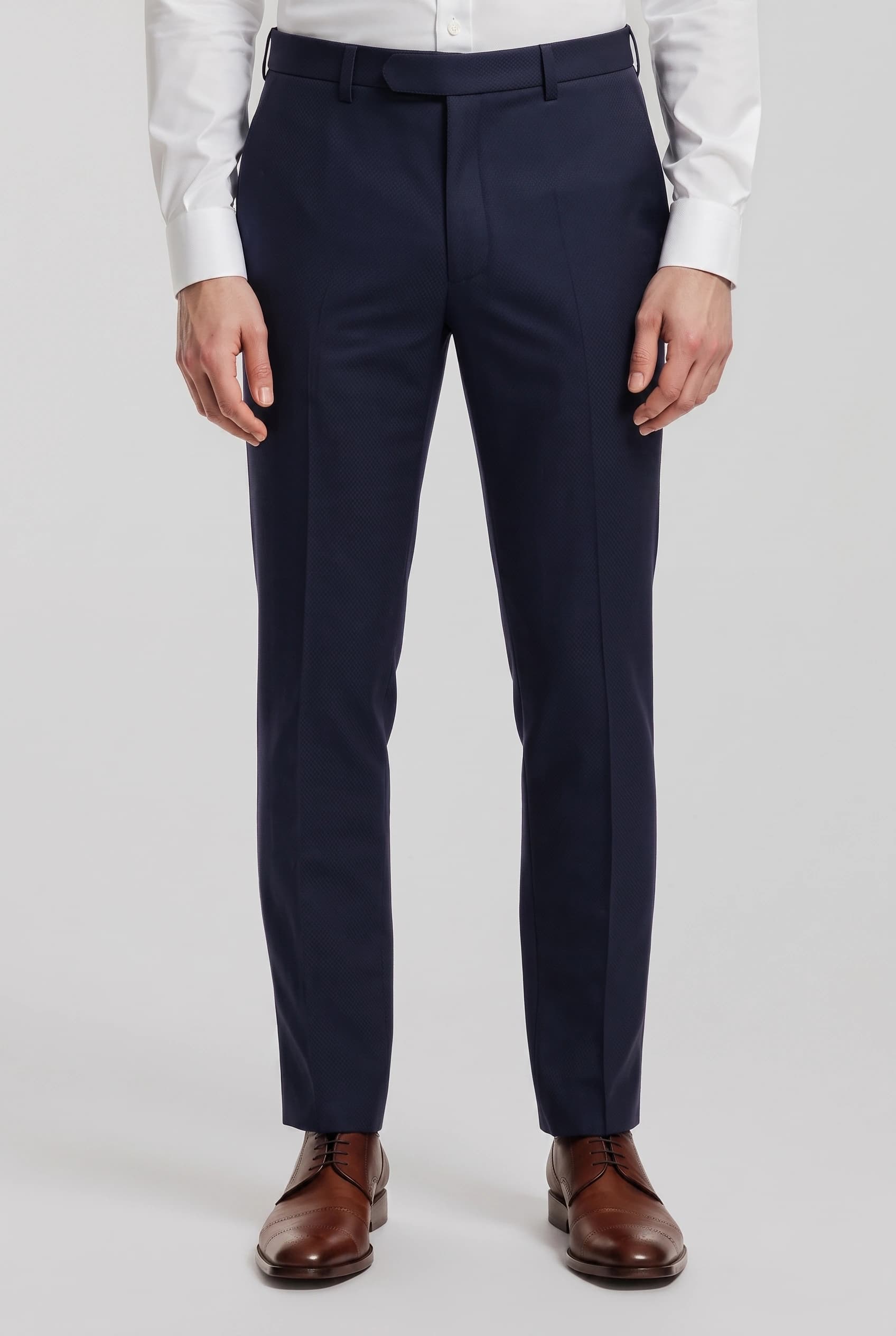 Navy Premium Wool Pants