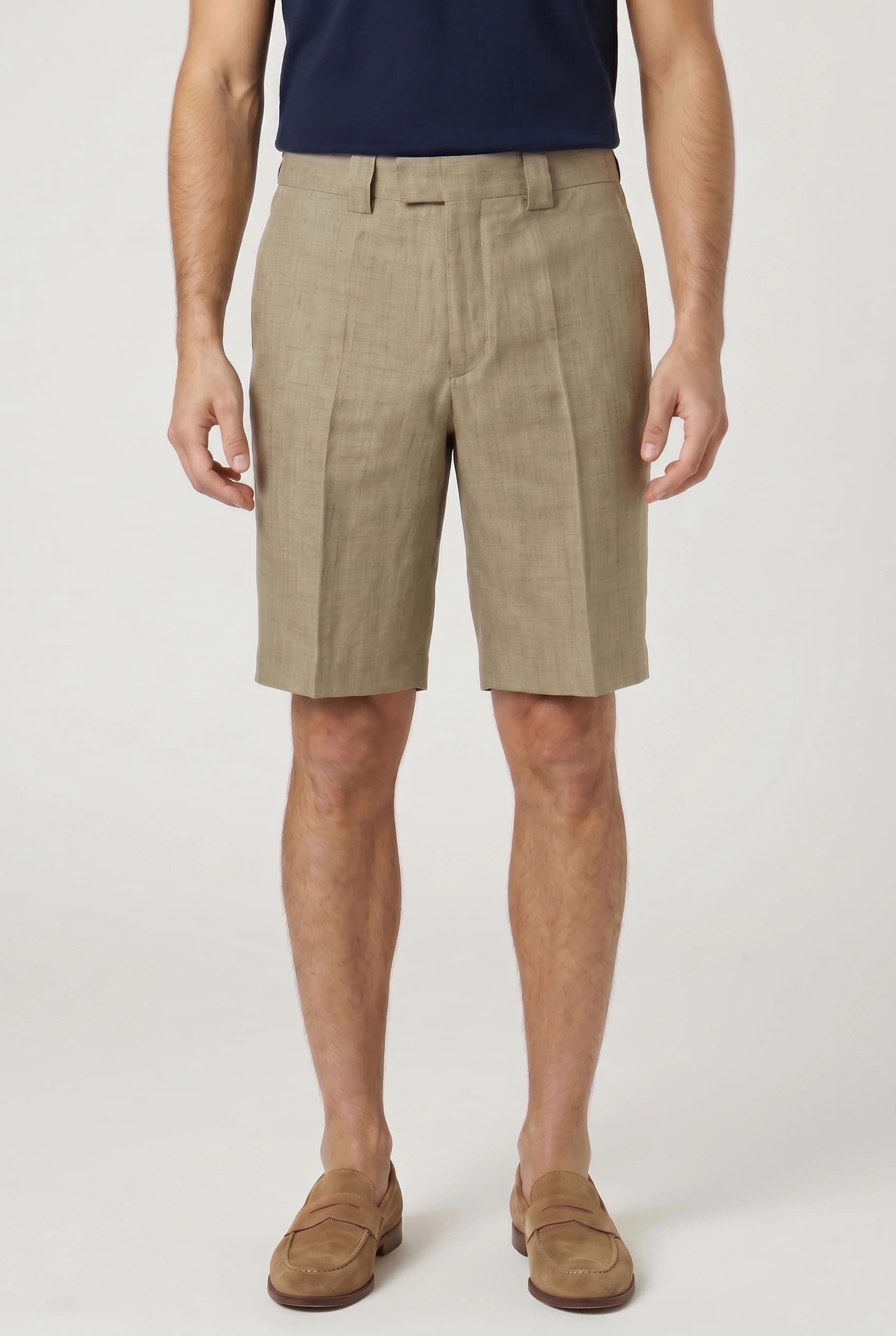 Linen Drawstring Shorts