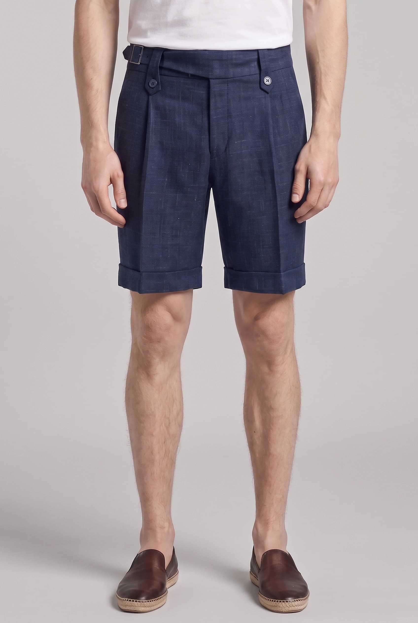 Summer Wool Blend Shorts