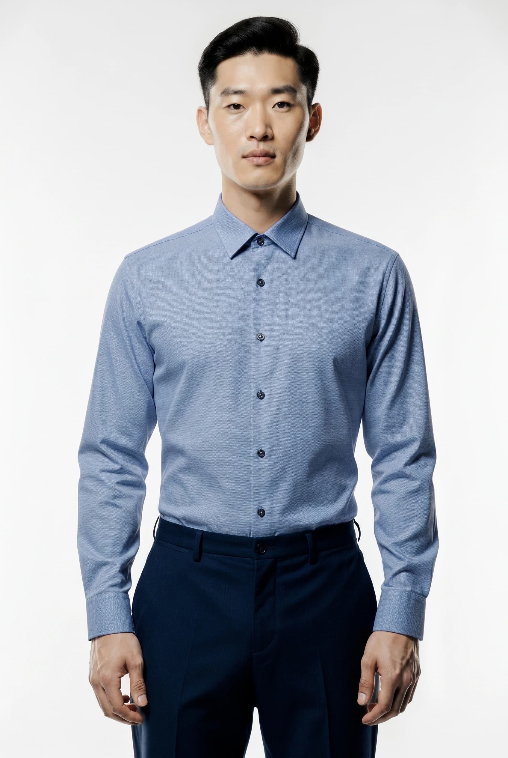 Light blue shirt