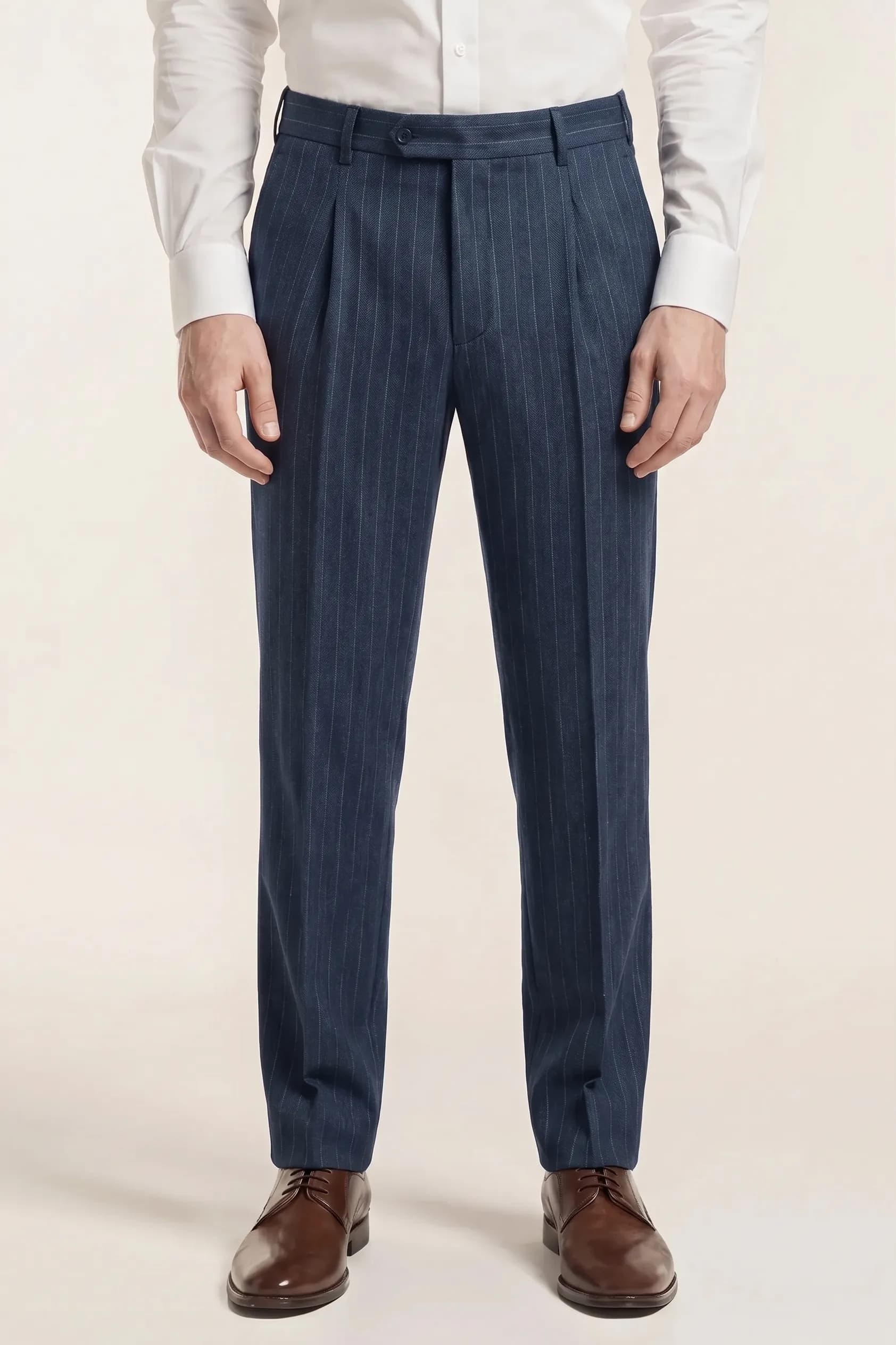 Striped Linen Trousers