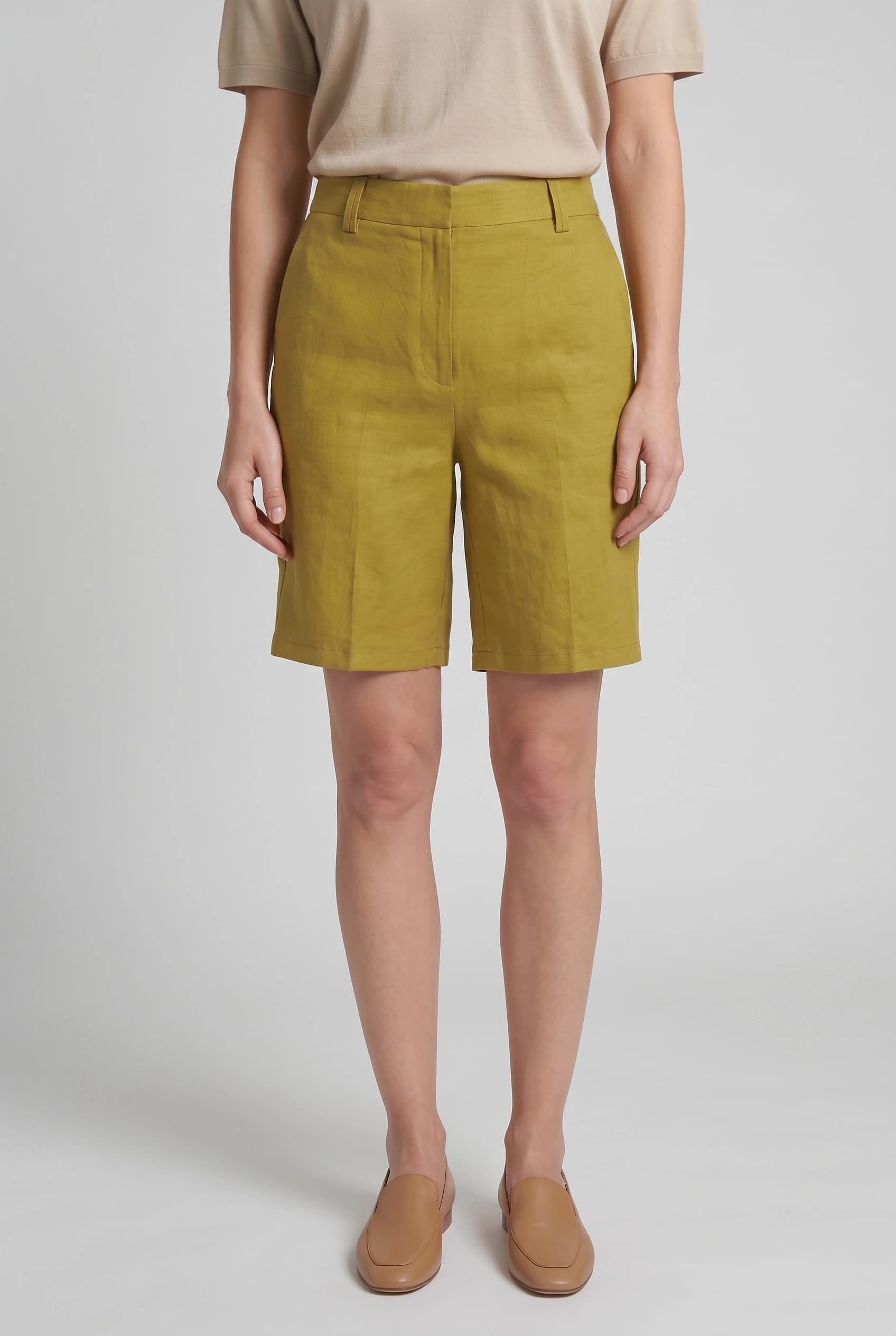 Linen Tailored Shorts